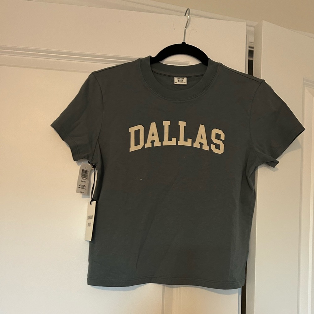 Sunday Best Gray 'Dallas' Short Sleeve Tee